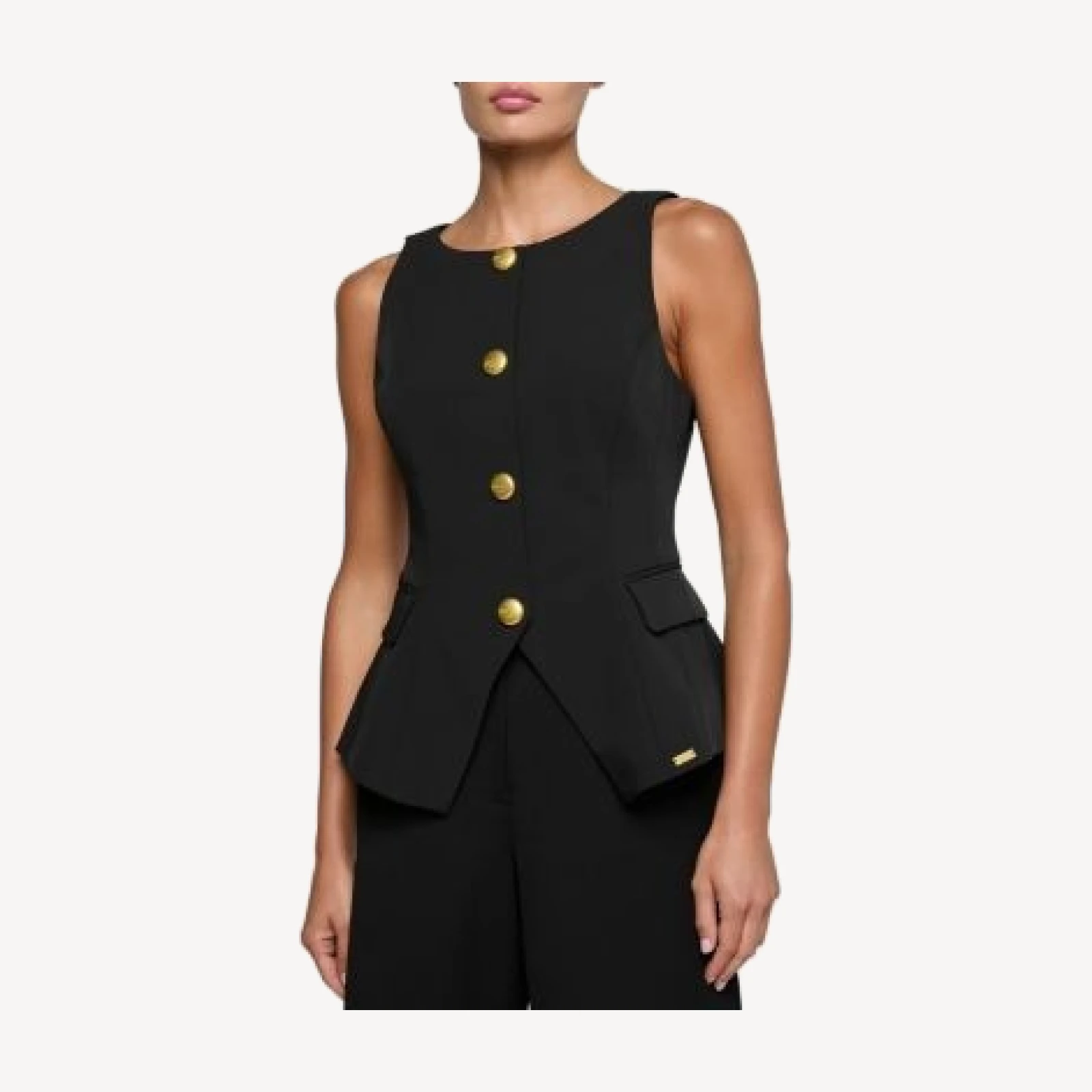 L'Agence Tessa Racer Neck Vest