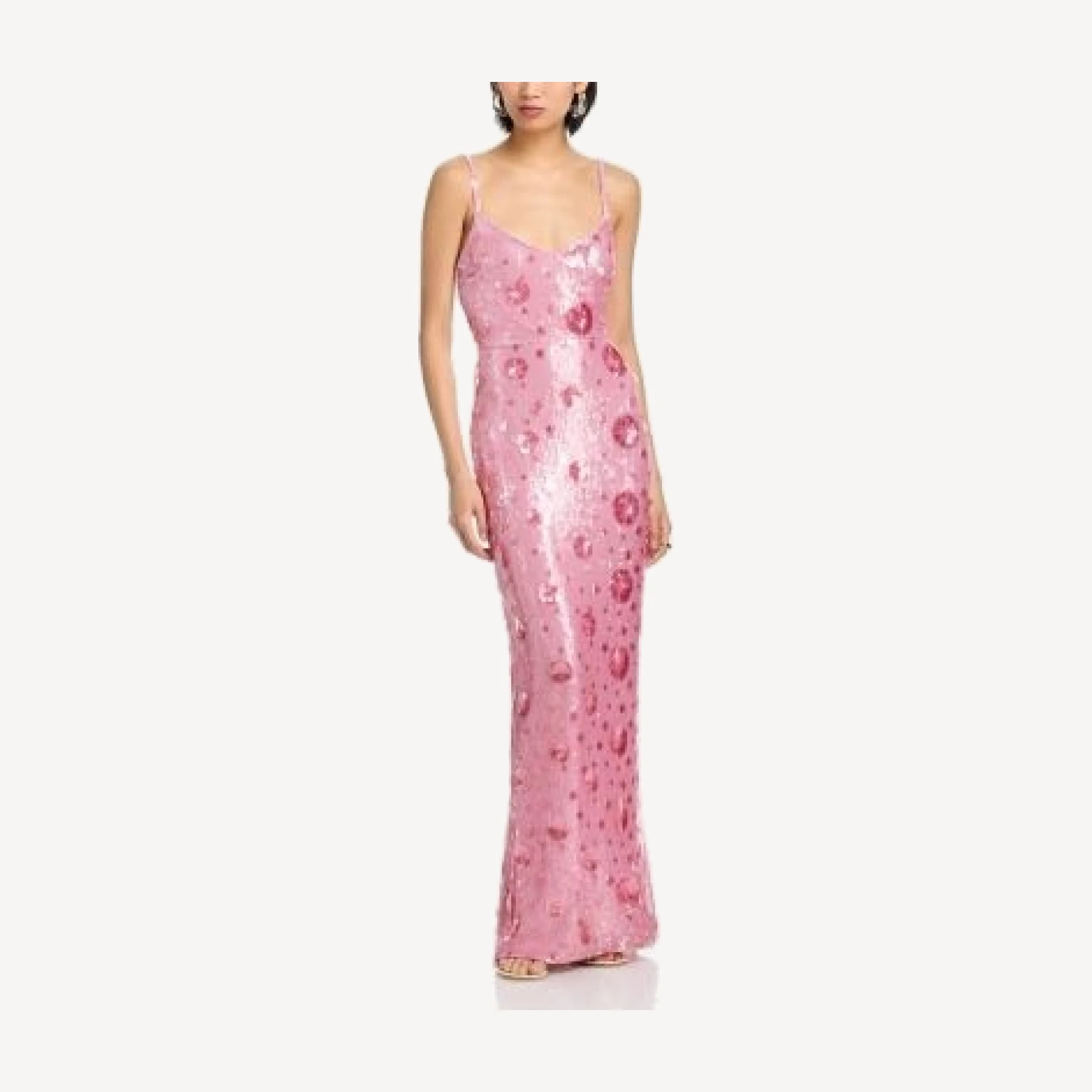 L'Agence Karma Sequin Maxi Dress