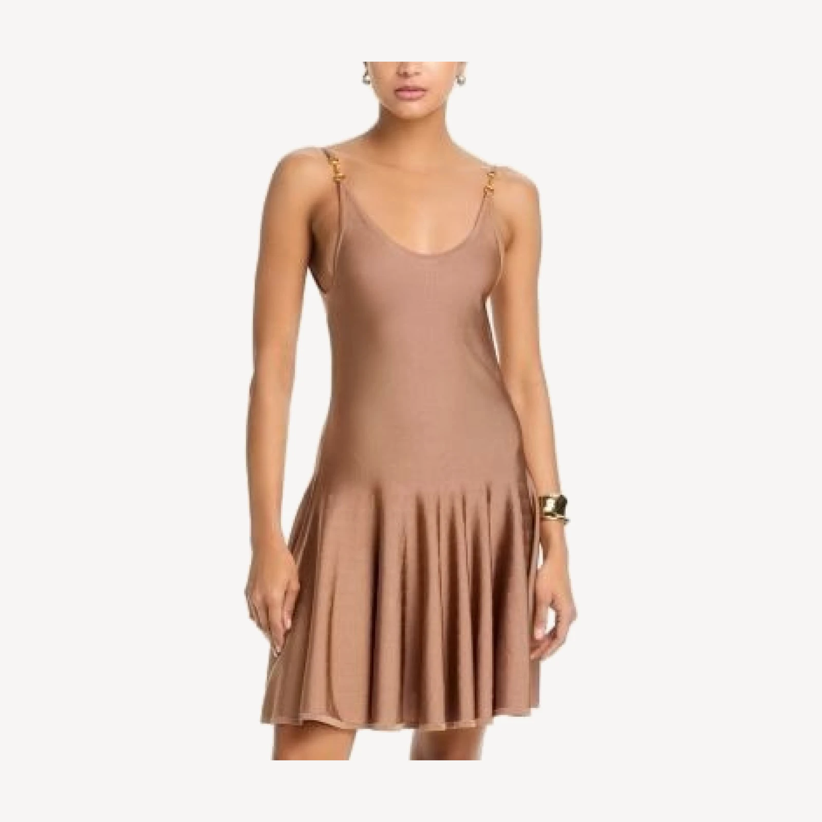 L'Agence Lana Flare Knit Dress