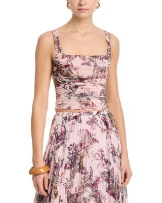 L'Agence Rasha Shirred Tank