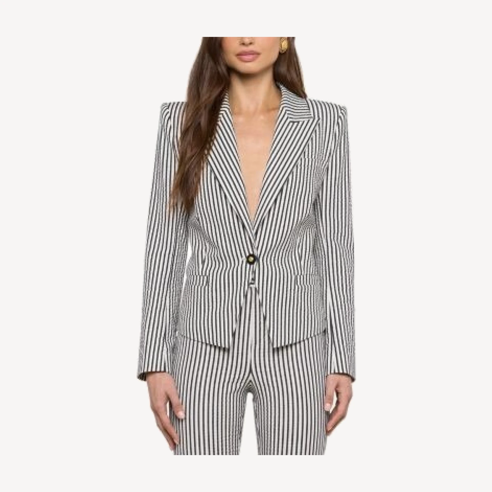 L'Agence Misa Short Single Breasted Blazer