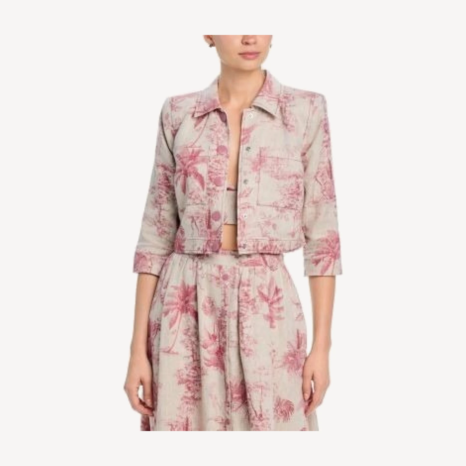 L'Agence Eda Crop Jacket