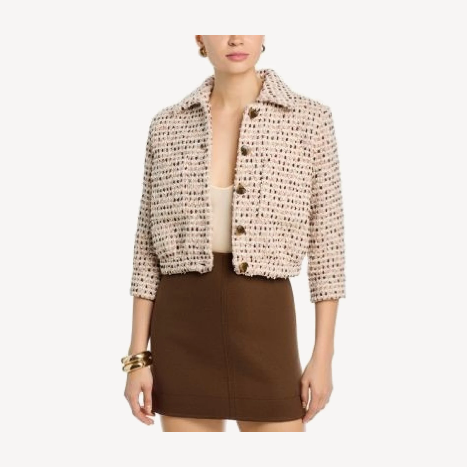 L'Agence Jia Crop Jacket