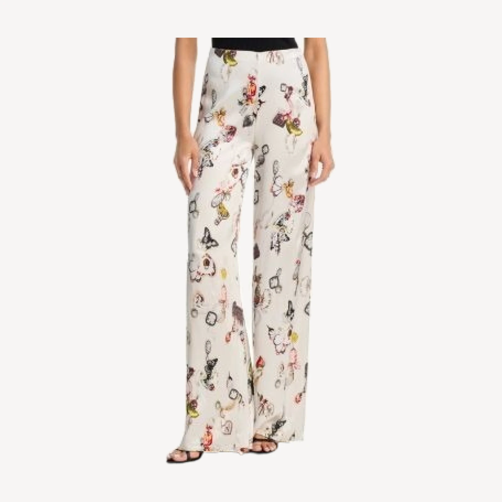 L'Agence Kimia Butterfly Straight Pants