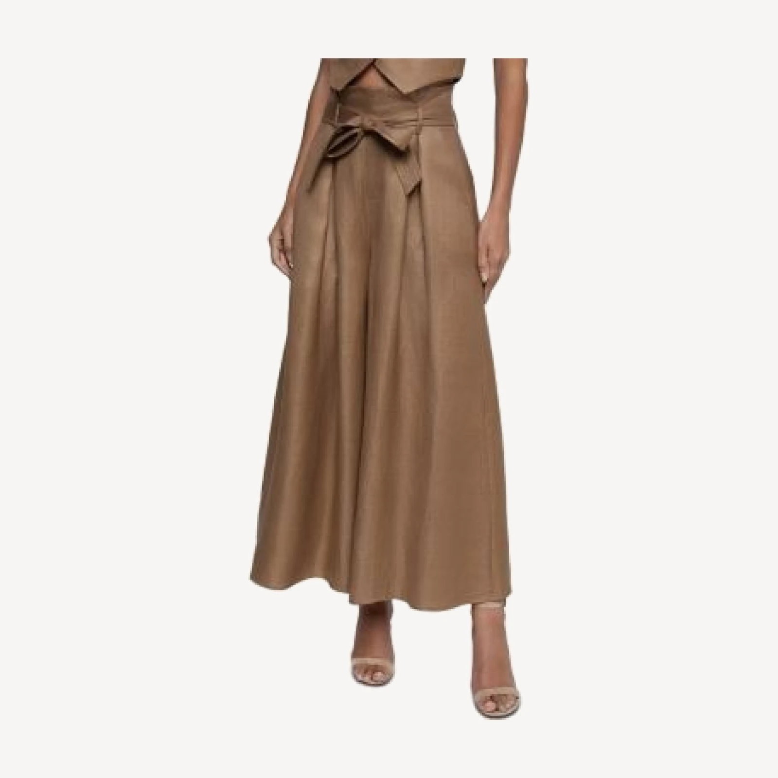 L'Agence Lowen Paper Bag Waist Crop Pants