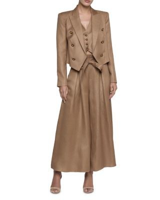 L'Agence Lowen Paper Bag Waist Crop Pants