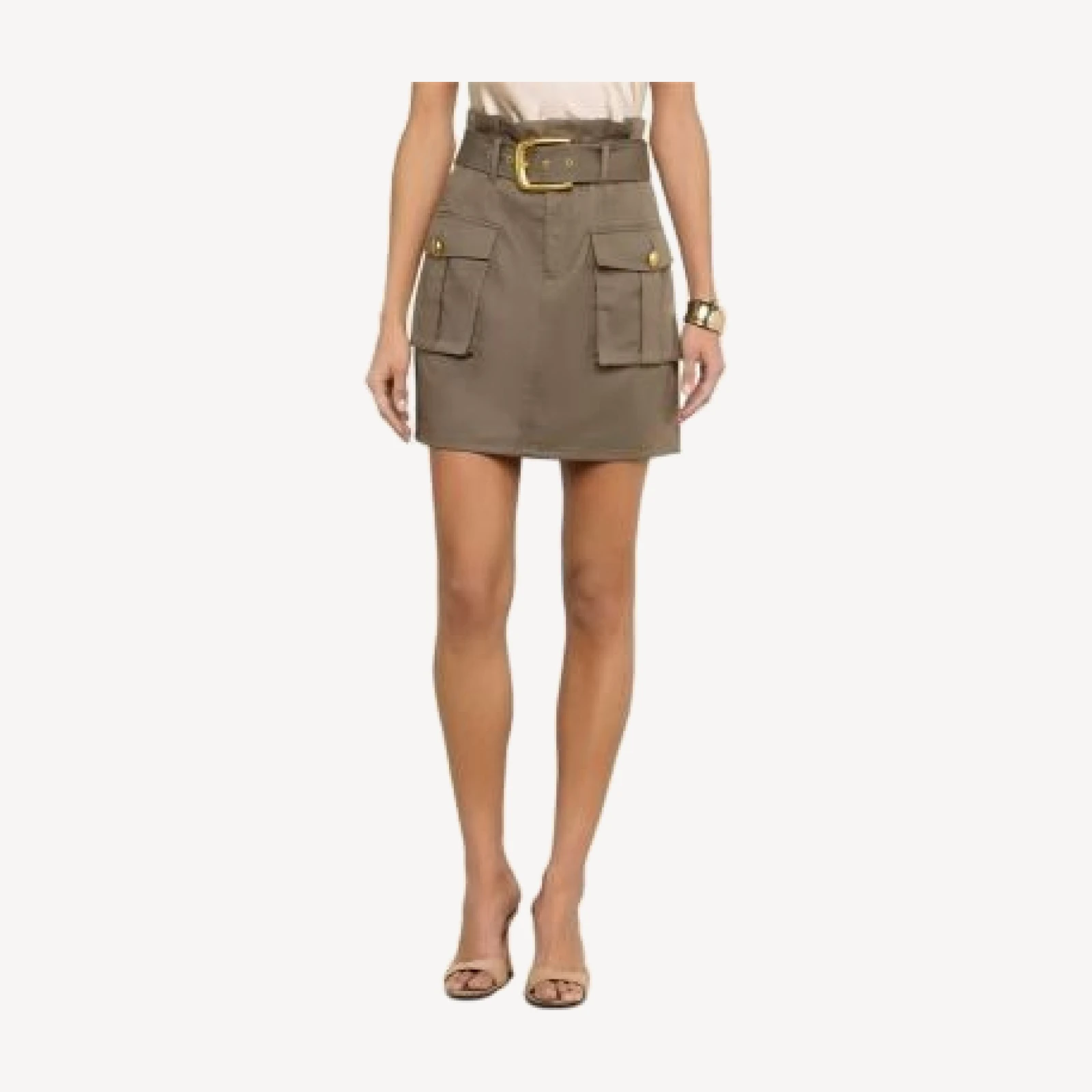 L'Agence Maelis Paperbag Mini Skirt
