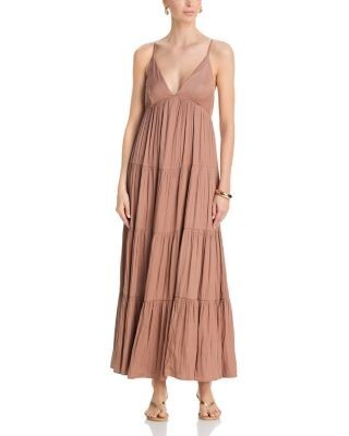L'Agence Lua Tiered Maxi Dress