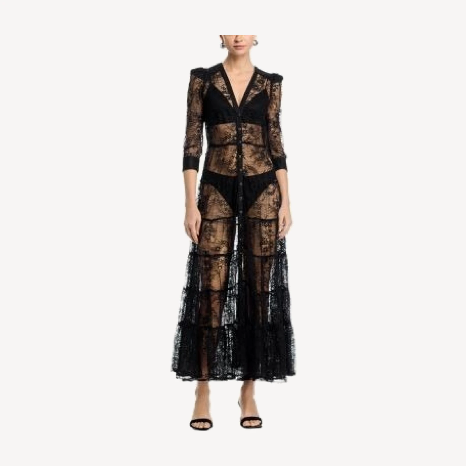 L'Agence Seraphina Lace Dress