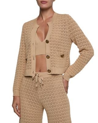 L'Agence Orla V Neck Cardigan