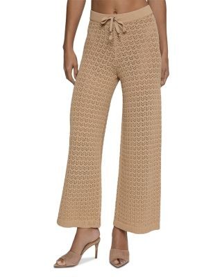 L'Agence Gaelle Pointelle Knit Pants