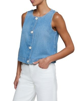 L'Agence Foster Sleeveless A Line Top