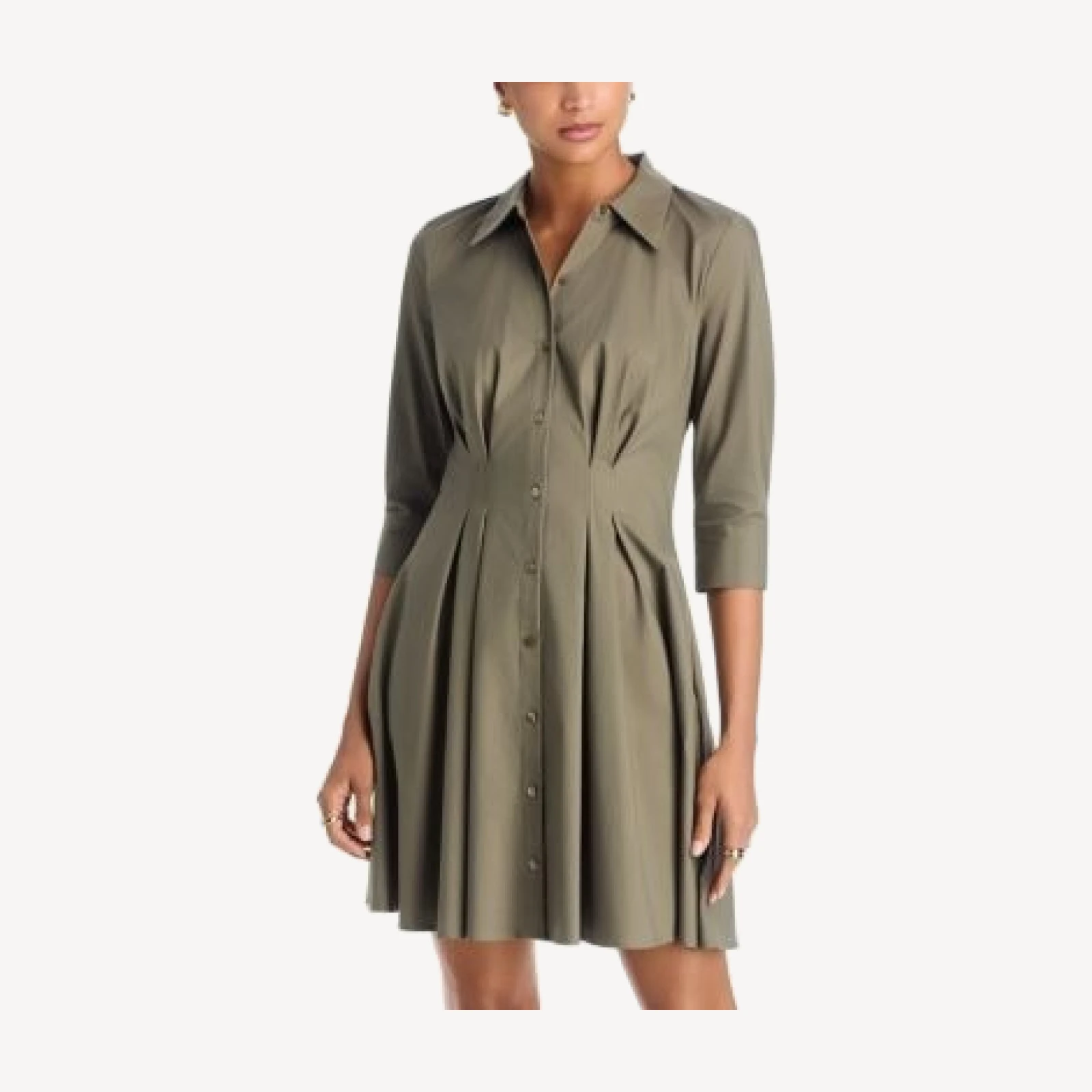 L'Agence Journi Pintuck Short Dress