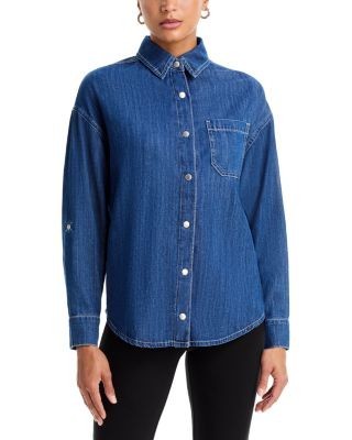 L'Agence Jorah Cotton Relaxed Long Sleeve Shirt