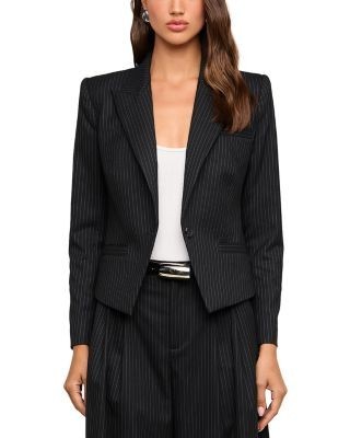 L'Agence Misa Cropped Single Breasted Blazer