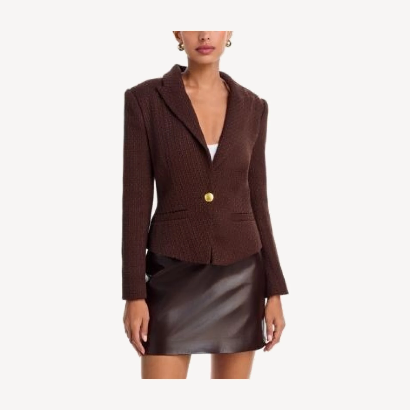 L'Agence Misa One Button Blazer