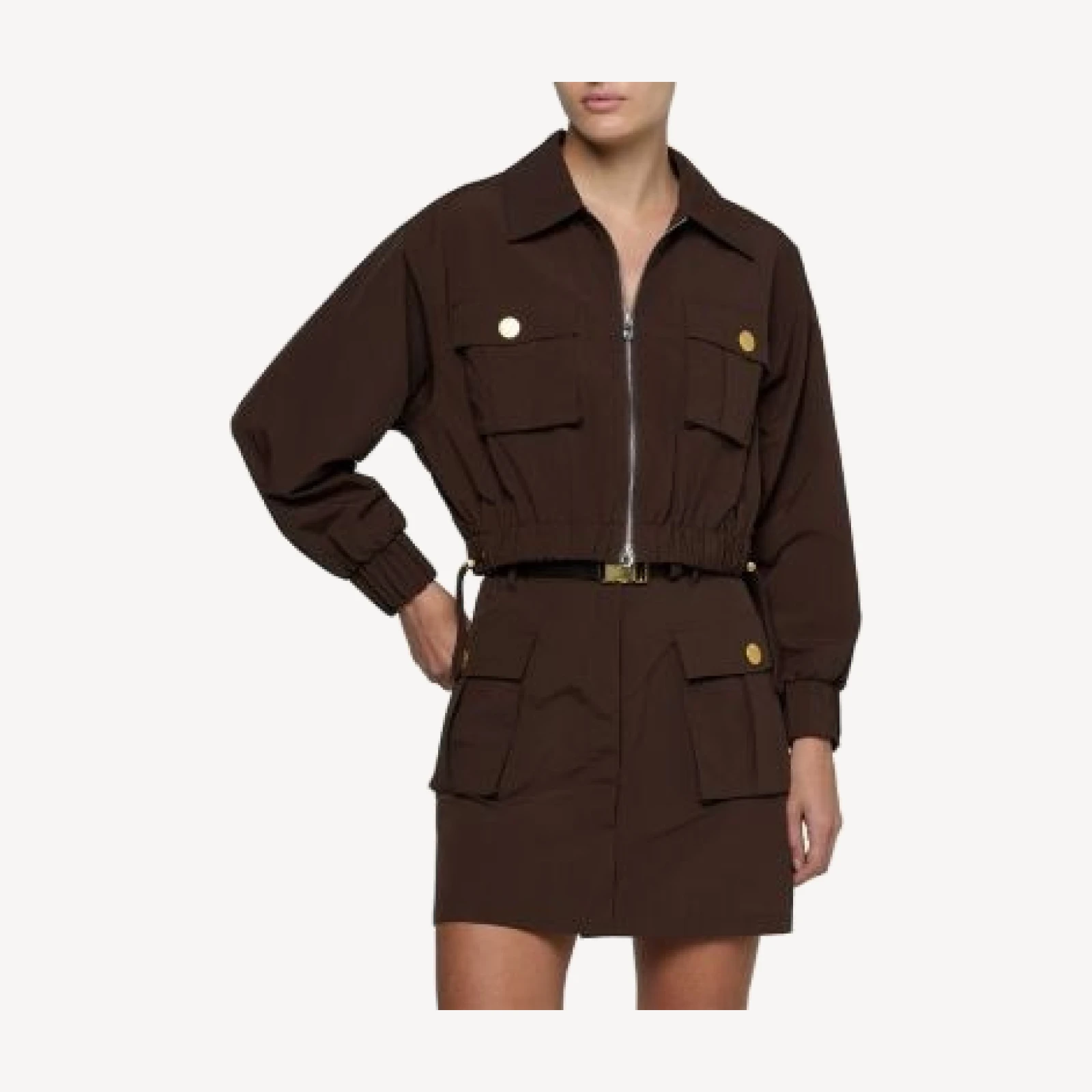 L'Agence Kade Cargo Pocket Windbreaker