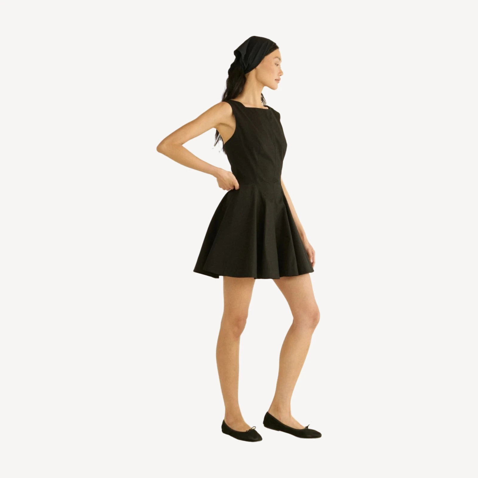 RIVIETTE DRESS -- BLACK
