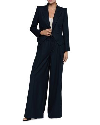 L'Agence Risa Cropped Double Breasted Blazer