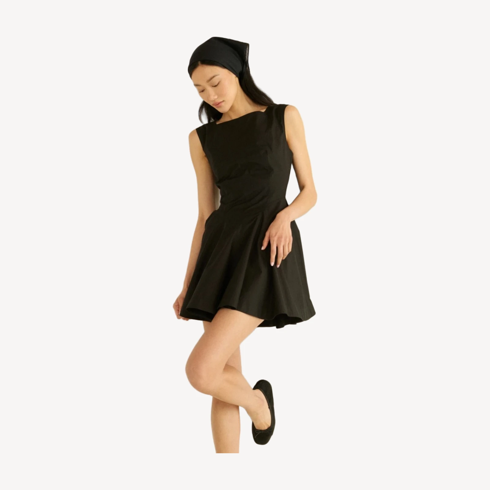 RIVIETTE DRESS -- BLACK