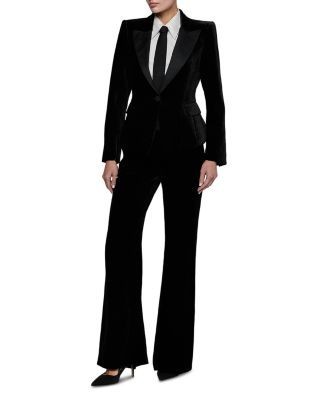 L'Agence Philippa Velvet Tux Blazer