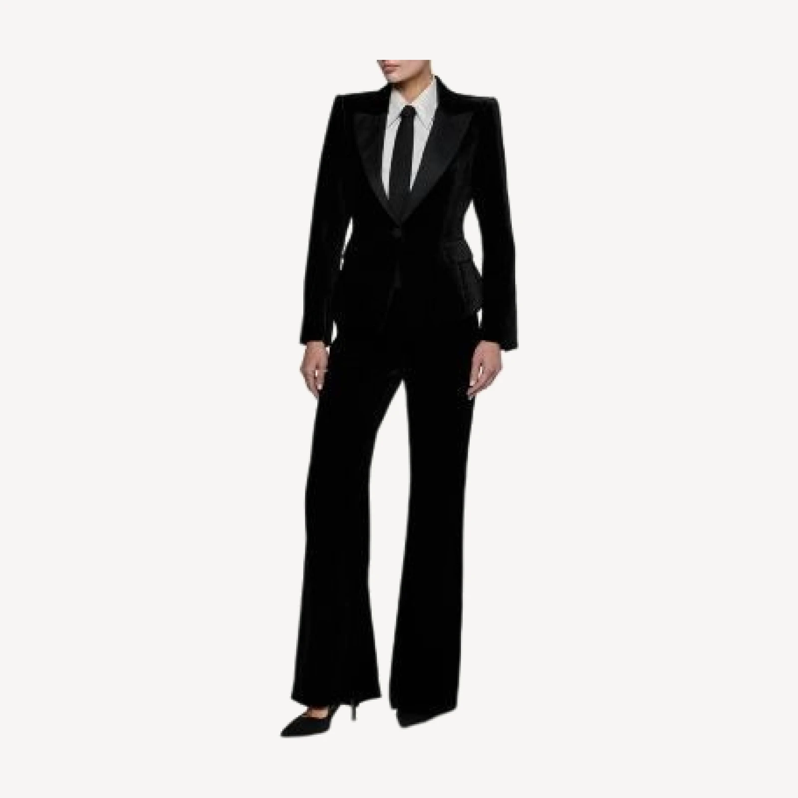 L'Agence Philippa Velvet Tux Blazer