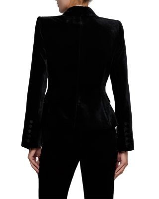 L'Agence Philippa Velvet Tux Blazer