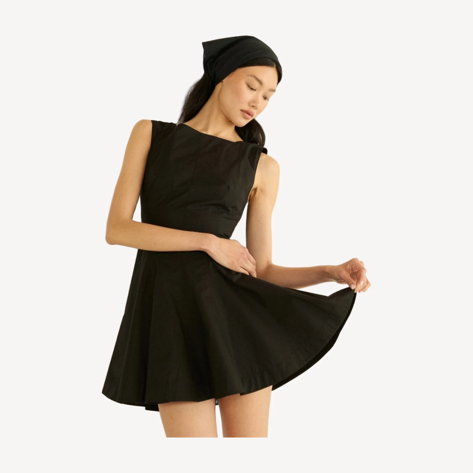 RIVIETTE DRESS -- BLACK