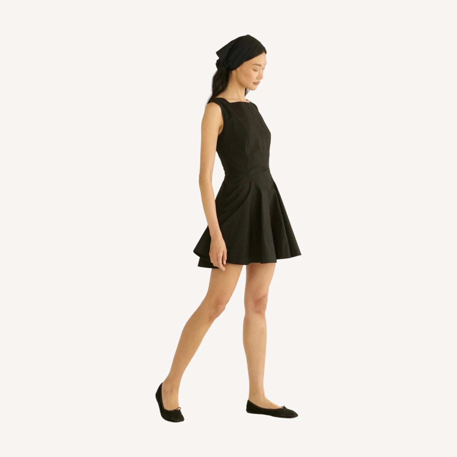 RIVIETTE DRESS -- BLACK