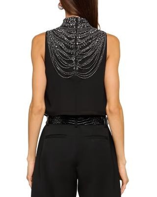 L'Agence Yun Draped Crystal Tank