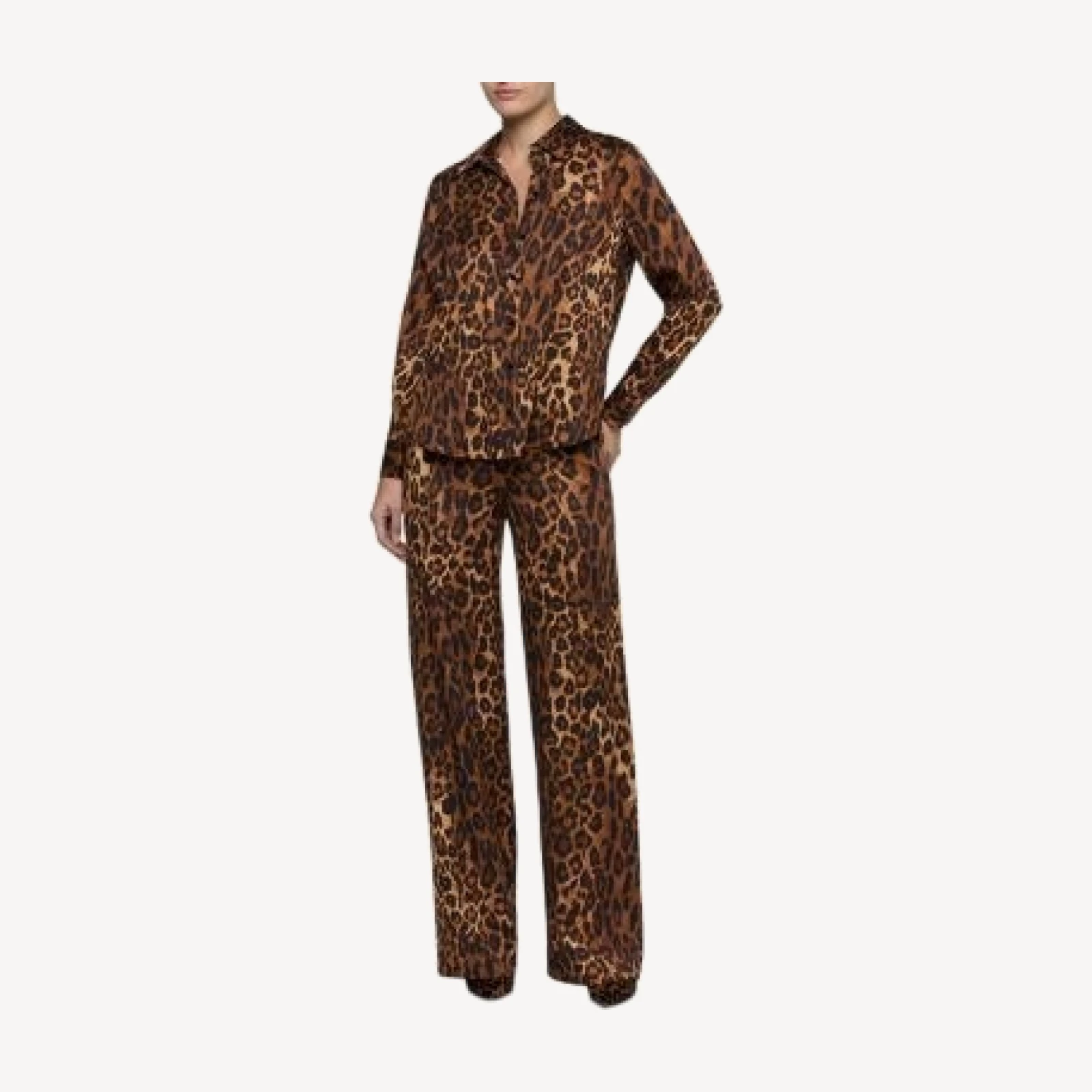 L'Agence Ellery Printed Long Sleeve Blouse