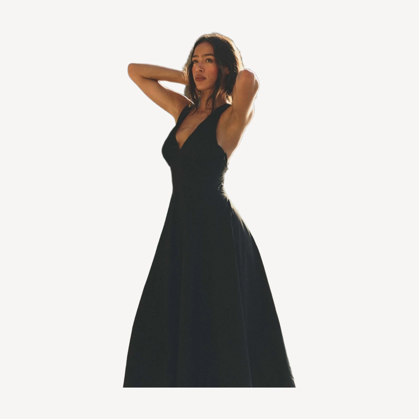 ROSETTA DRESS -- BLACK