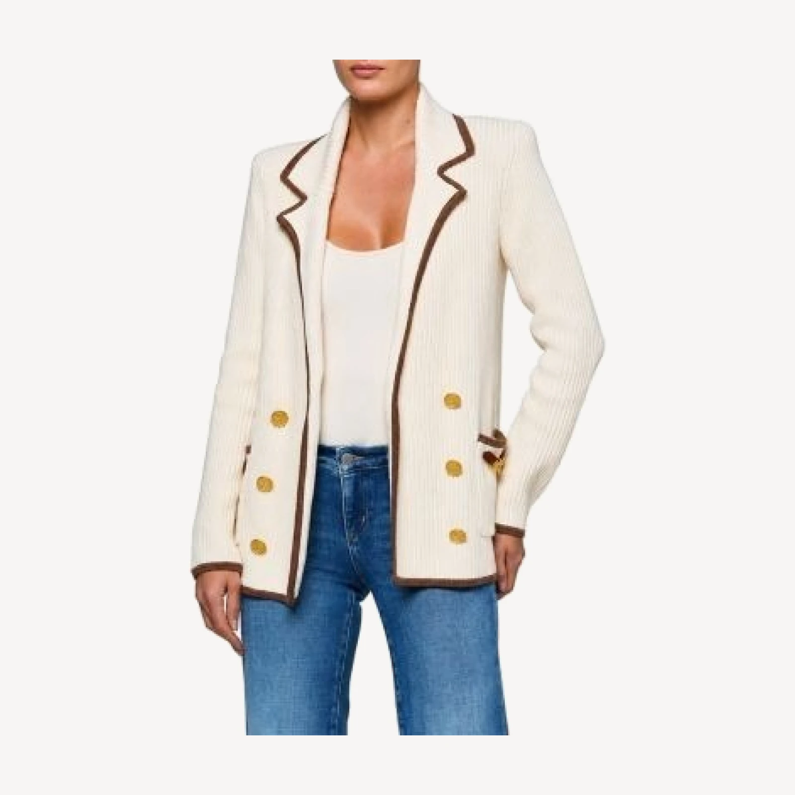 L'Agence Ranch Knit Blazer