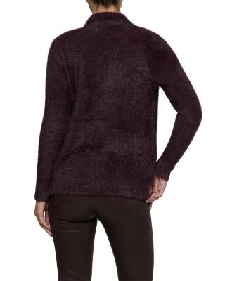 L'Agence Mist Fuzzy Collared Cardigan