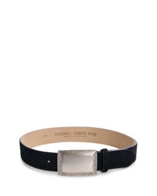 L'Agence Women's Solera Calf Hair Belt