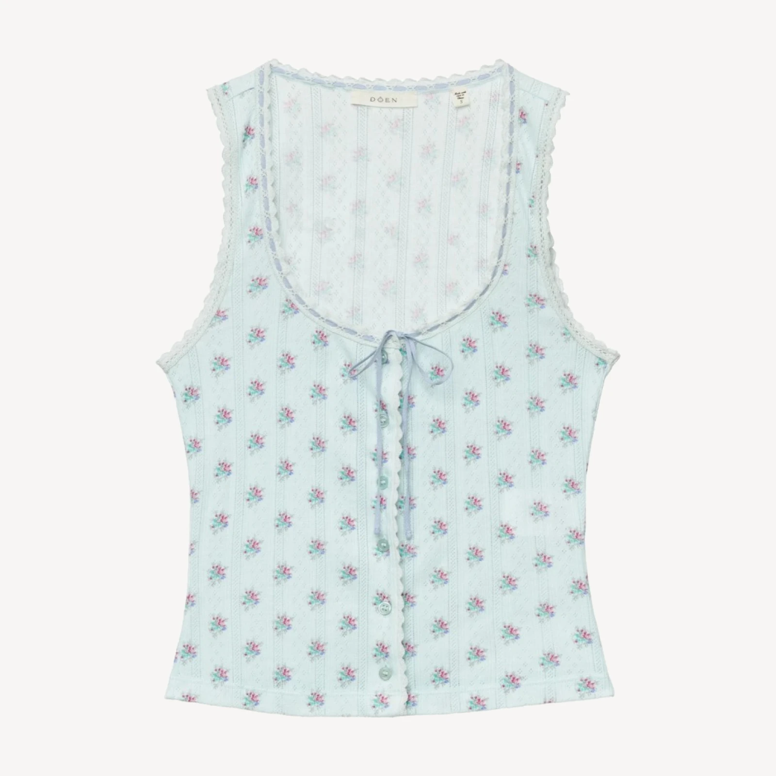 LOIS TANK -- SKY PETIT POSY CALICO
