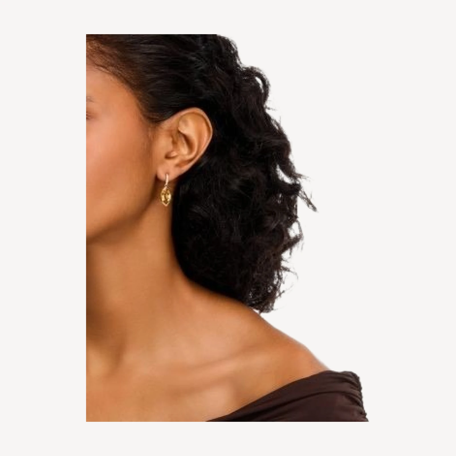 Bloomingdale's Fine Collection Citrine & Diamond Marquis Drop Earrings in 14K Yellow Gold