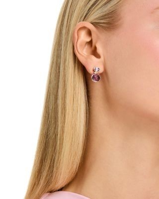 Bloomingdale's Fine Collection Amethyst, Tanzanite & Diamond Drop Earrings in 14K Yellow Gold