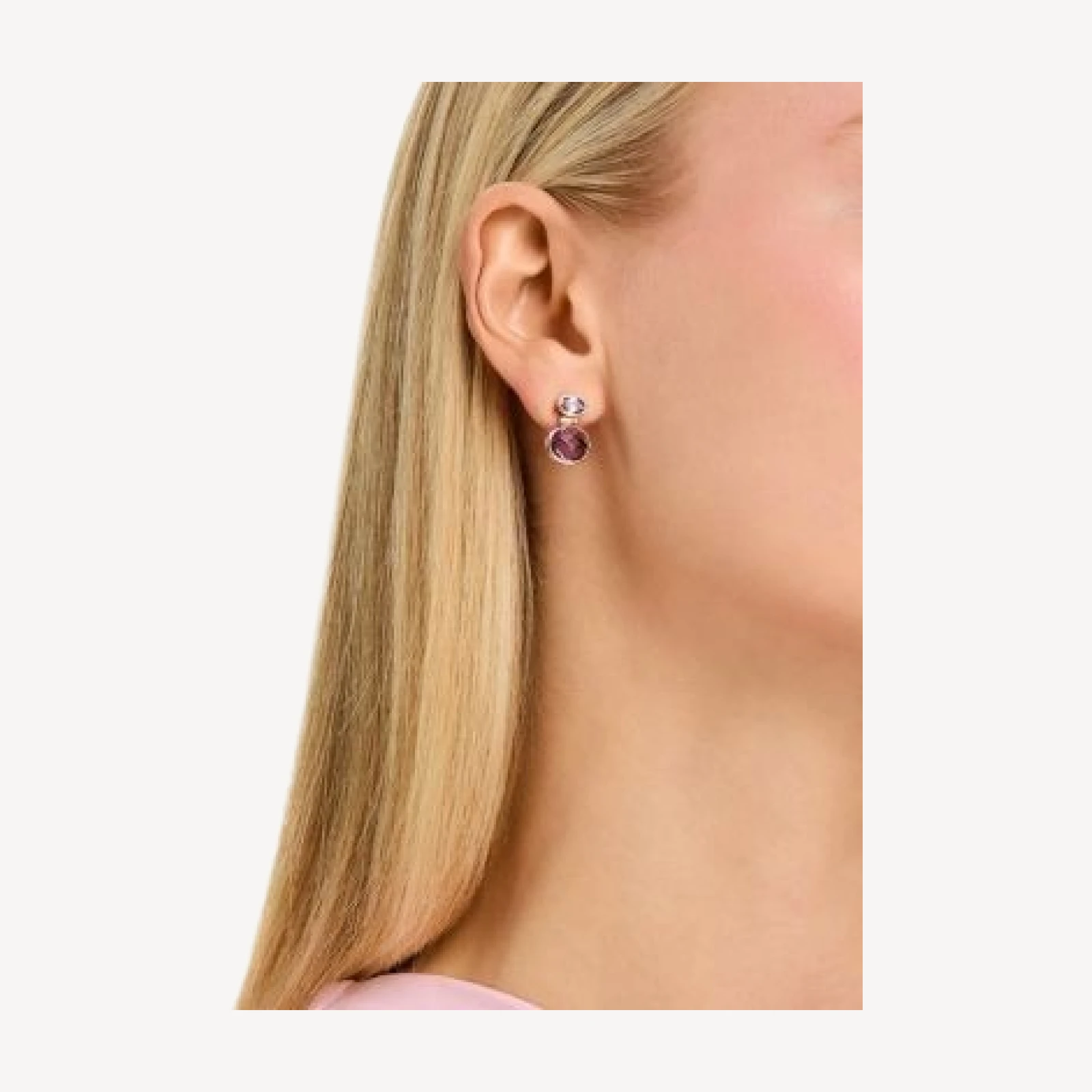 Bloomingdale's Fine Collection Amethyst, Tanzanite & Diamond Drop Earrings in 14K Yellow Gold