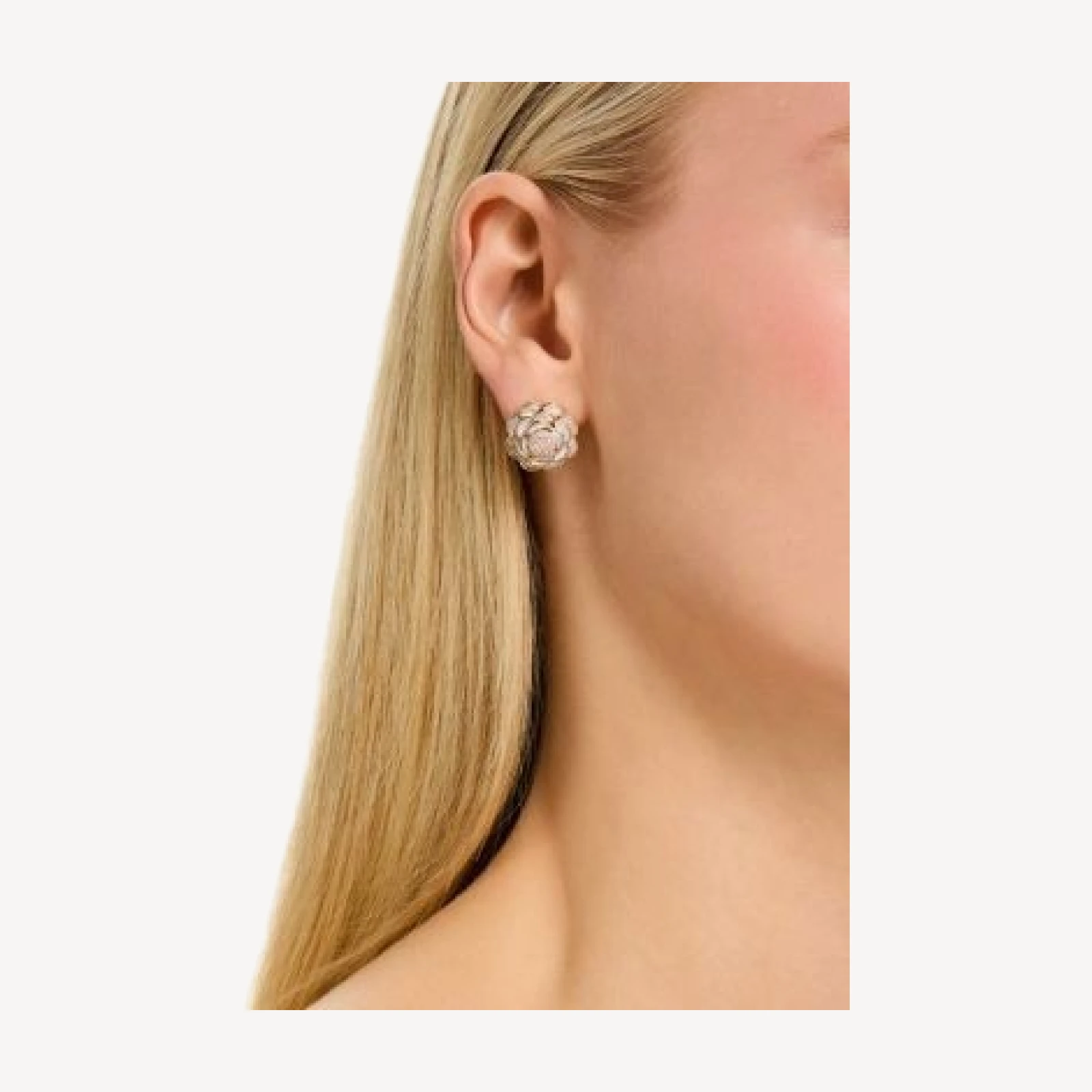 Bloomingdale's Fine Collection Mother of Pearl & Diamond Flower Stud Earrings in 14K Yellow Gold