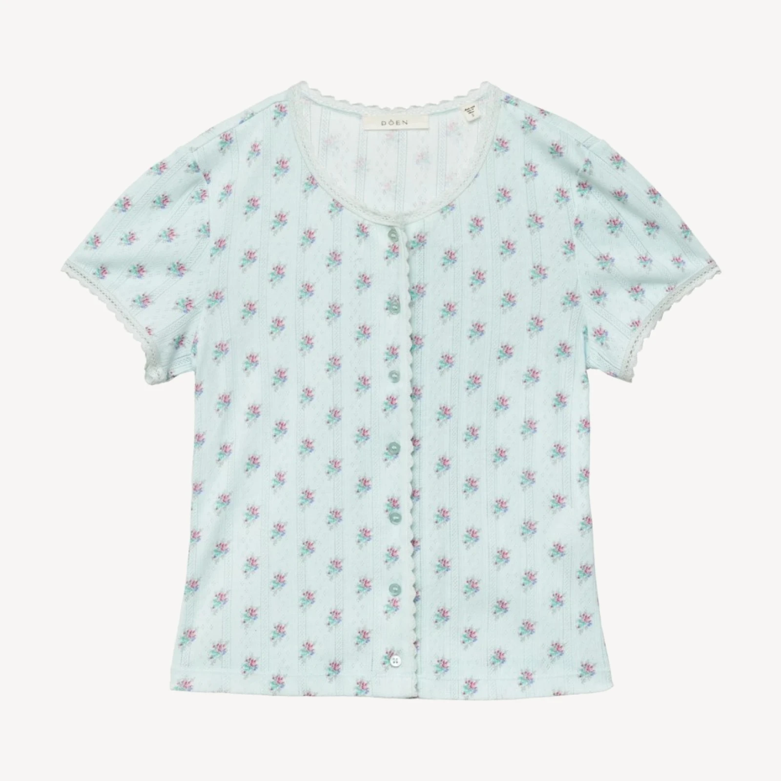 NETA TEE -- SKY PETIT POSY CALICO