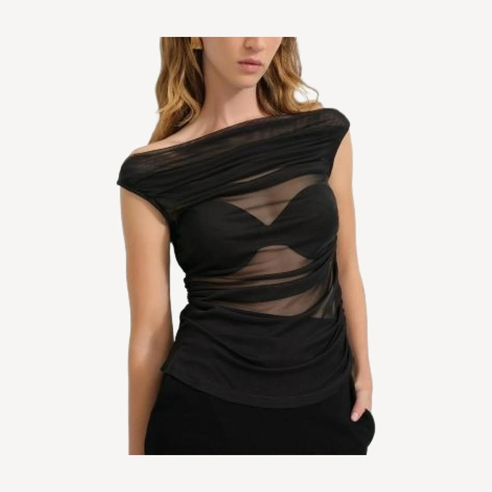 Marcella Cooper Mesh Top