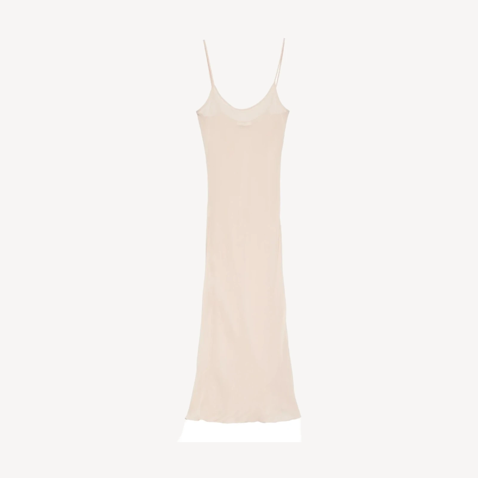 LONG SCOOP NECK SLIP -- CONCH