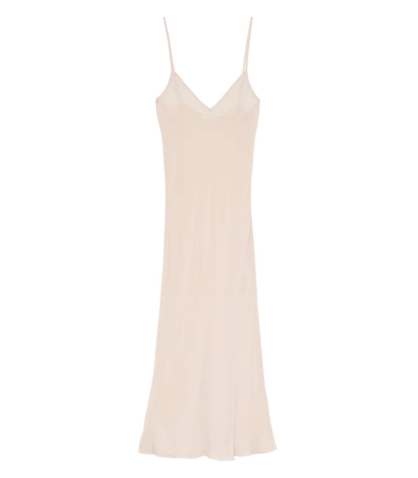 LONG DEEP V-NECK SLIP -- CONCH