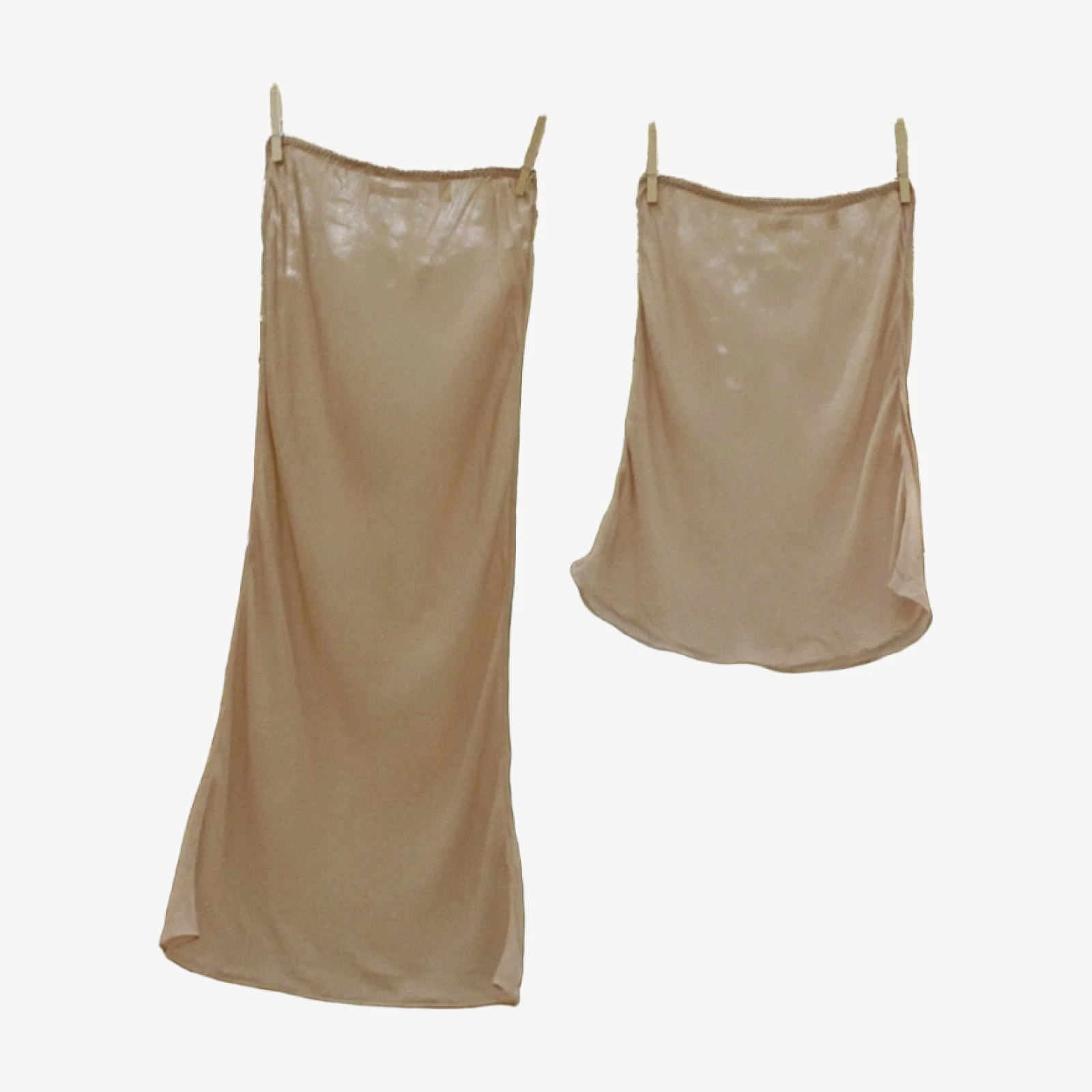 MINI SKIRT SLIP -- SAND DOLLAR