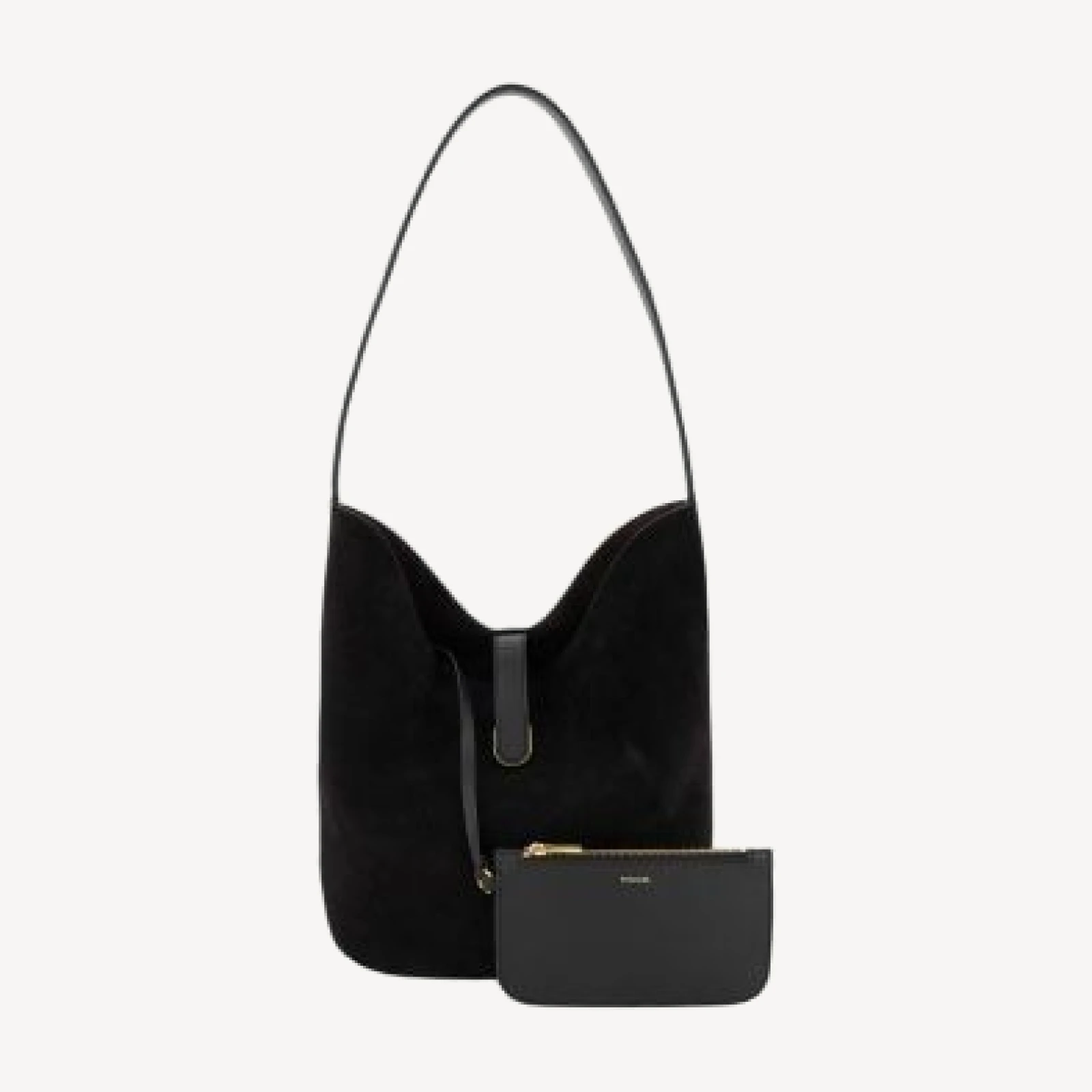 Vince Eris Medium Suede Bucket Bag