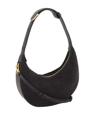 Vince Small Suede Hobo Bag