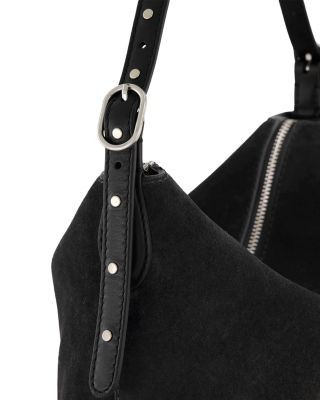 Vince Vivian Medium Suede Hobo Bag