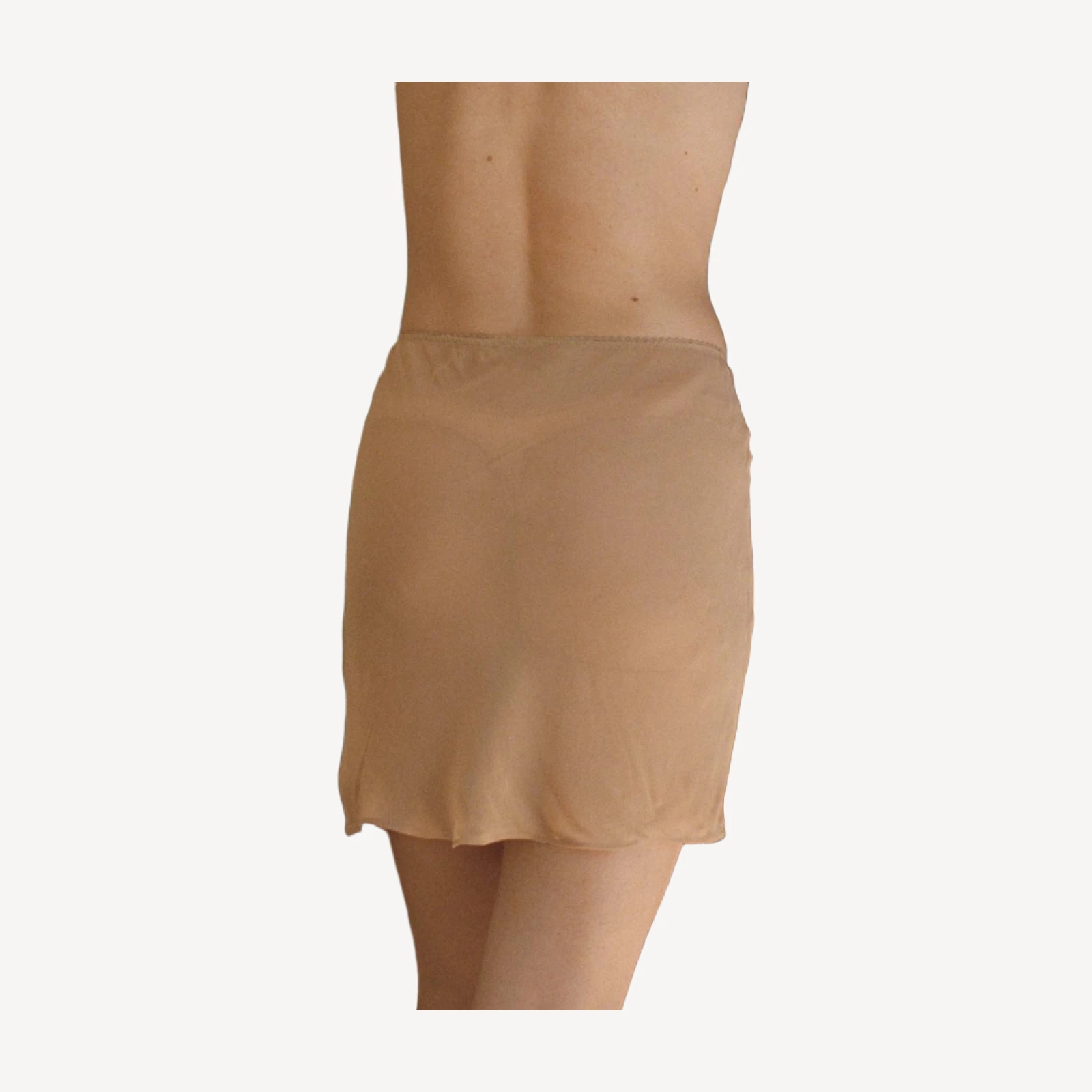 MINI SKIRT SLIP -- SAND DOLLAR