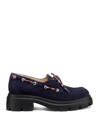 Stuart Weitzman Women's Hudson Suede Moccasins